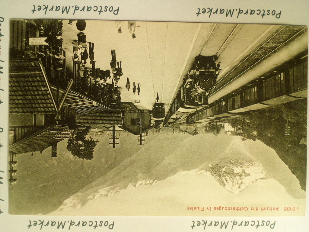 /Switzerland/CH_railway_1912_Ankunft des Gotthardzuges in Fluelen.jpg